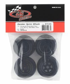 DE Racing Gambler 3/8" Bearing Front Wheels (Custom Works/GFRP) (Black) 7 DE Racing Gambler 3/8" Bearing Front Wheels (Custom Works/GFRP) (Black) -FireBrand RC Sales der gsf cb 2