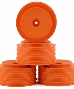 DE Racing "Speedline PLUS" Short Course Wheels (Orange) (4) (SC5M) W/12mm Hex