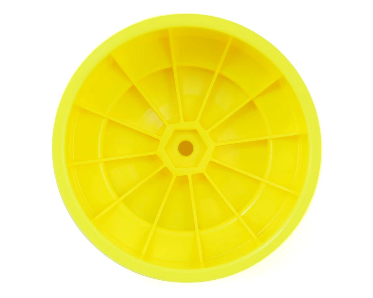 DE Racing Speedline PLUS Short Course Wheels (Yellow) (4) W/12mm Hex (22SCT/TEN-SCTE/SCT410) - Image 2
