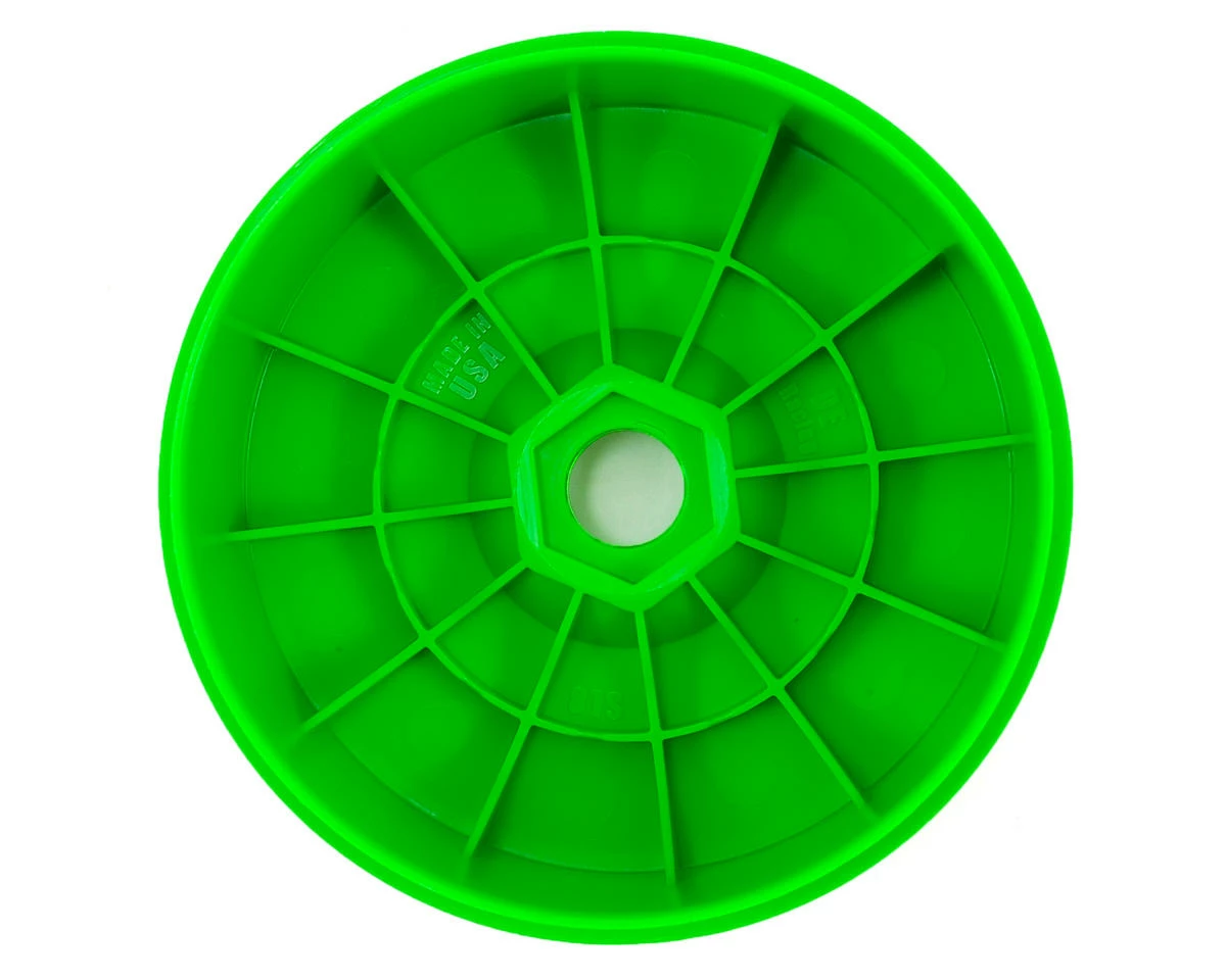 DE Racing "SpeedLine PLUS" 1/8 Buggy Wheel (4) (Green) - Image 2