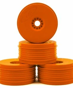 DE Racing "SpeedLine PLUS" 1/8 Buggy Wheel (4) (Orange)