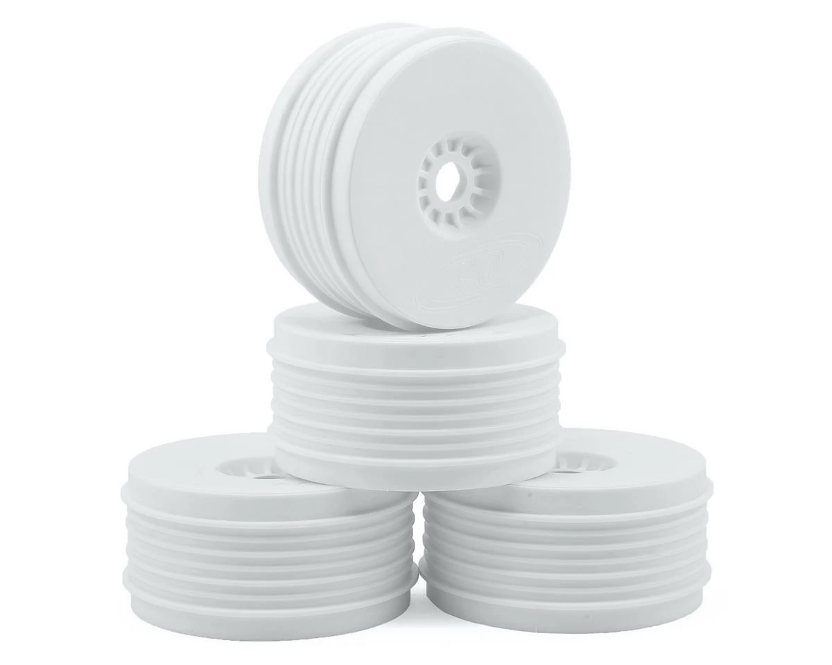 DE Racing "SpeedLine PLUS" 1/8 Buggy Wheel (4) (White)