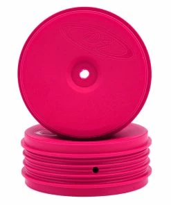 DE Racing Speedline PLUS 2.4 1/10 Buggy Front Wheel (2) (Pink) W/12mm Hex (B6/RB6)