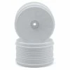 DE Racing Speedline PLUS 2.4 1/10 Buggy Rear Wheel (2) (White) W/12mm Hex (RB6/ZX6)