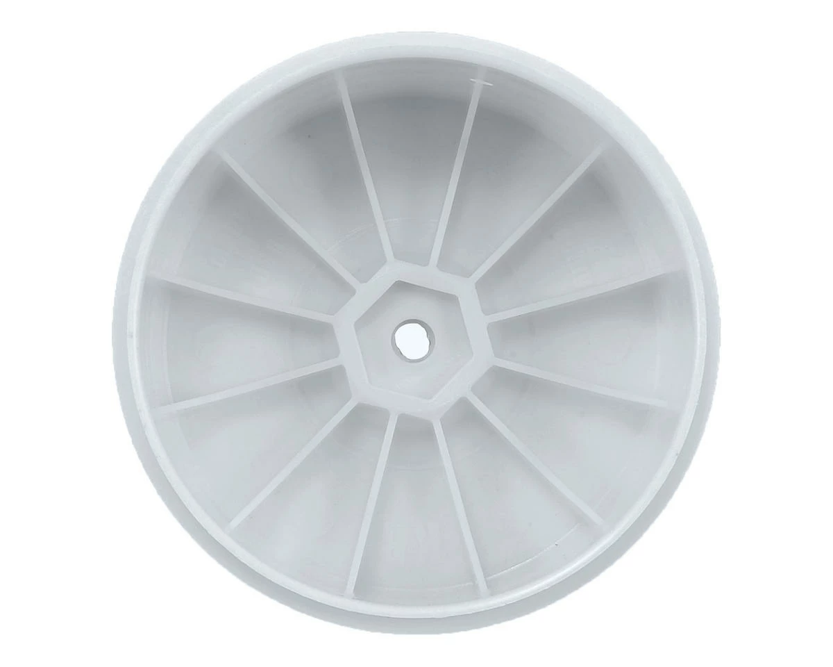 DE Racing Speedline PLUS 2.4 1/10 Buggy Rear Wheel (2) (White) W/12mm Hex (RB6/ZX6) - Image 2