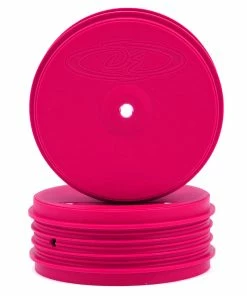 DE Racing Speedline PLUS 2.4 1/10 Buggy Front Wheel (2) (22 2.0) (Pink) W/10mm Hex