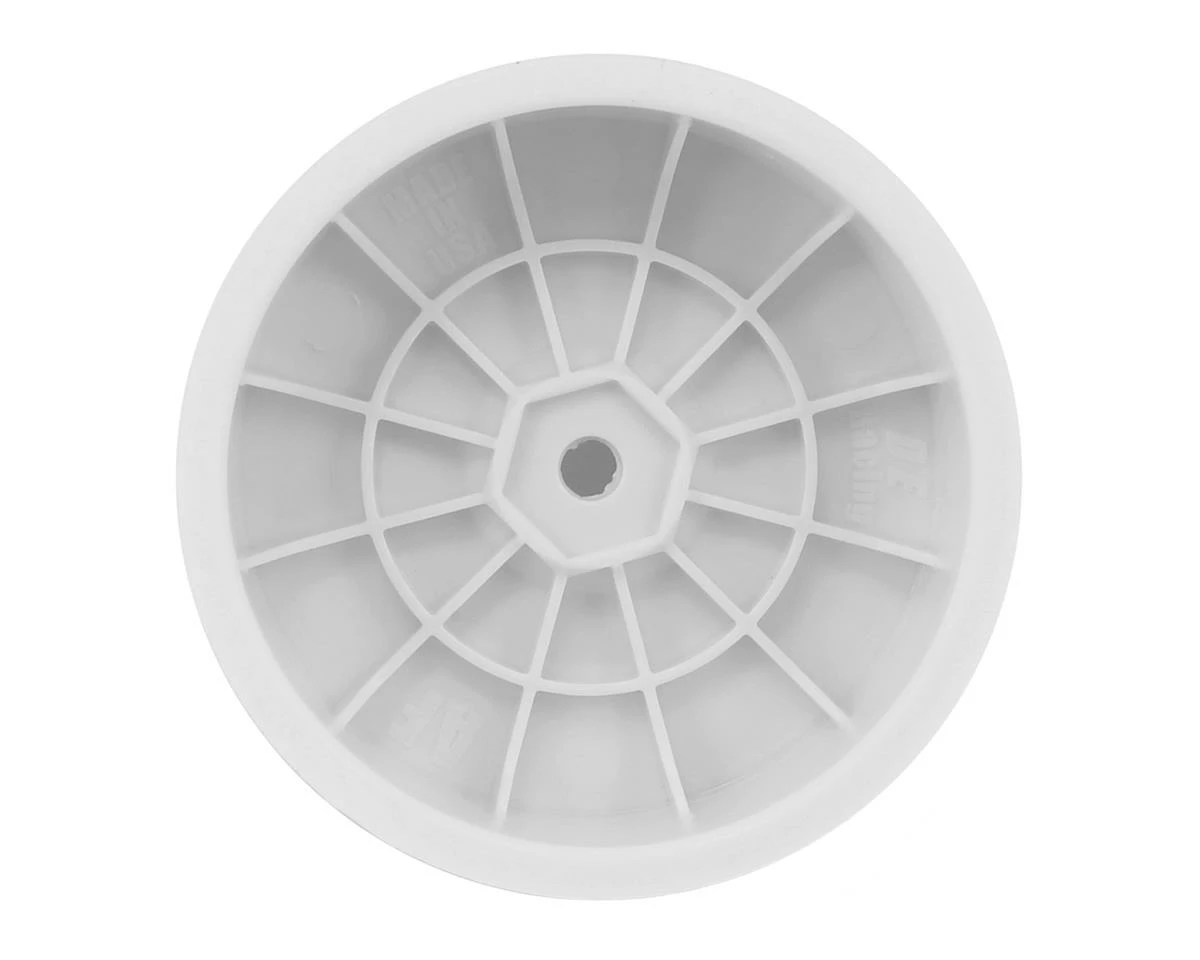 DE Racing 12mm Hex "Speedline" 2.2 1/10 Buggy Front Wheels (4) (B6/RB6) (White) - Image 2