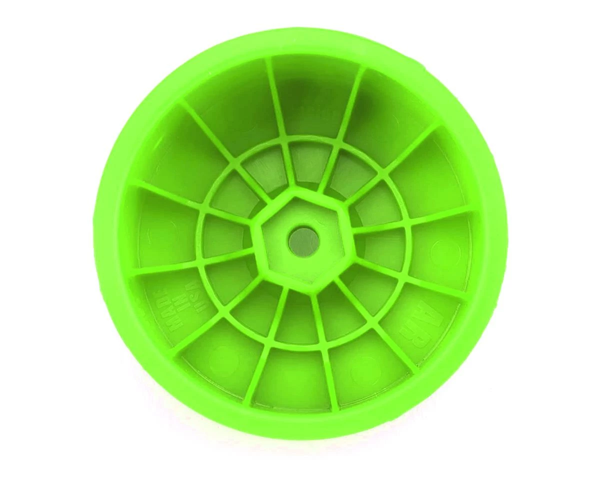 DE Racing Speedline 2.2 1/10 Buggy Rear Wheels (4) (B6/B74/22/22-4) (Green) W/12mm Hex - Image 2