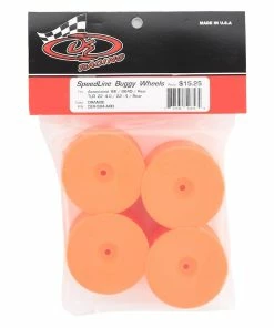 DE Racing Speedline 2.2 1/10 Buggy Rear Wheels (4) (B6/B74/22/22-4) (Orange) W/12mm Hex 7 DE Racing Speedline 2.2 1/10 Buggy Rear Wheels (4) (B6/B74/22/22-4) (Orange) W/12mm Hex -FireBrand RC Sales der sb4 aro 2
