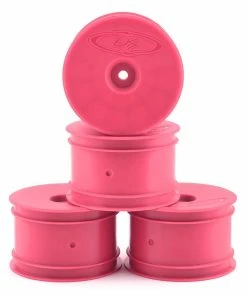 DE Racing Speedline 2.2 1/10 Buggy Rear Wheels (4) (B6/B74/22/22-4) (Pink) W/12mm Hex