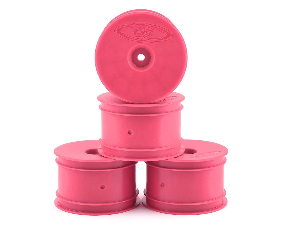 DE Racing Speedline 2.2 1/10 Buggy Rear Wheels (4) (B6/B74/22/22-4) (Pink) W/12mm Hex