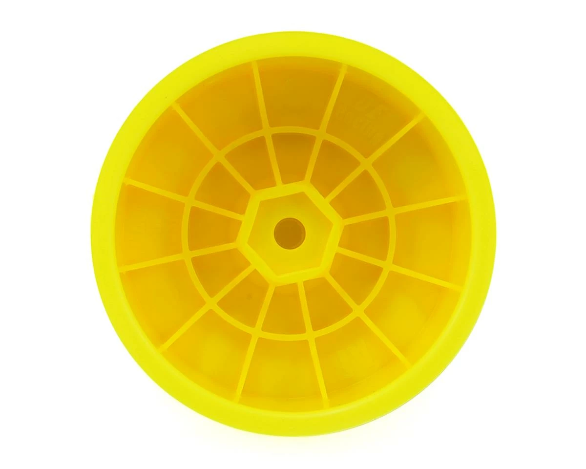 DE Racing Speedline 2.2 1/10 Buggy Rear Wheels (4) (B6/B74/22/22-4) (Yellow) W/12mm Hex - Image 2