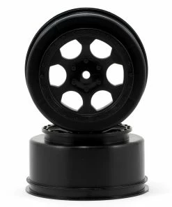 DE Racing 15mm Hex "Trinidad" Short Course Wheels (Black) (2) (DESC210/410)