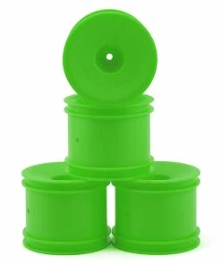 DE Racing 12mm Hex "Speedline" 2.2" 1/10 Stadium Truck Wheel (Green) (4) (T4.2)