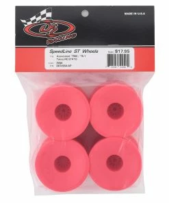 DE Racing 12mm Hex "Speedline" 2.2" 1/10 Stadium Truck Wheel (Pink) (4) (T4.2) -FireBrand RC Sales der ss4 ap 2