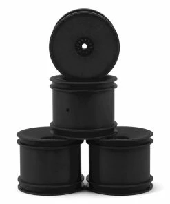 DE Racing 12mm Hex "Speedline" 2.2" 1/10 Stadium Truck Wheel (4) (22T) (Black)