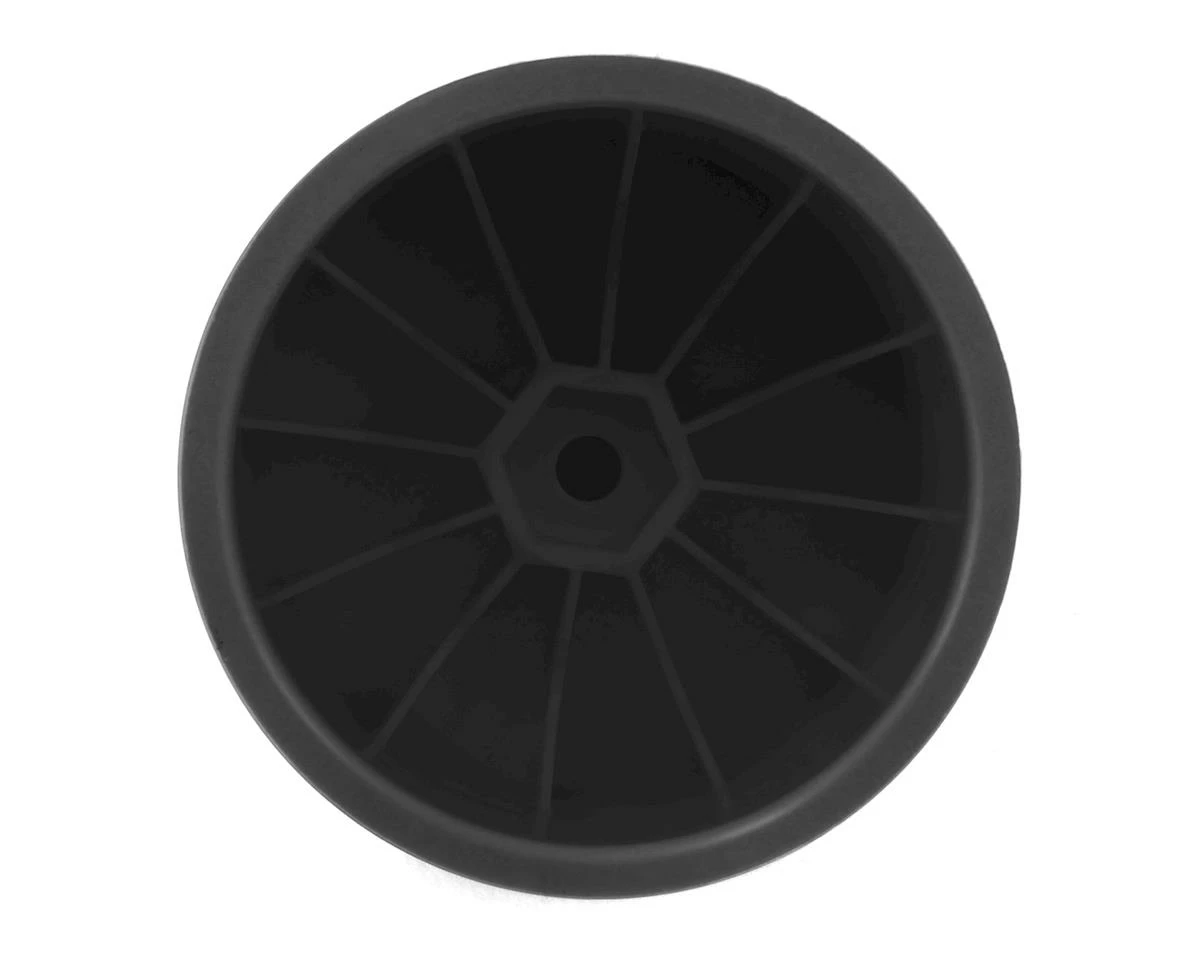 DE Racing 12mm Hex "Speedline" 2.2" 1/10 Stadium Truck Wheel (4) (22T) (Black) - Image 2