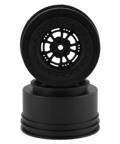 DragRace Concepts AXIS 2.2/3.0 HD Wide Drag Racing Rear Wheels W/12mm Hex (Black) (2) (20.5mm Offset)