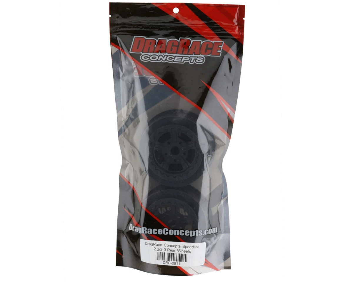 DragRace Concepts Speedline 2.2/3.0 Rear Wheels (Black) (2) - Image 4