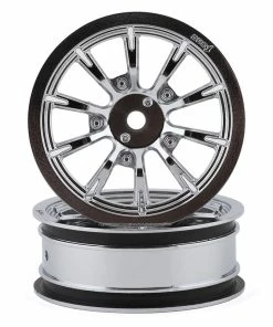 DragRace Concepts AXIS 2.2" Drag Racing Front Wheels W/12mm Hex (Chrome) (2)