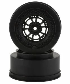 DragRace Concepts AXIS 2.2/3.0" Drag Racing Rear Wheels (Black) (2) (-3 Offset)