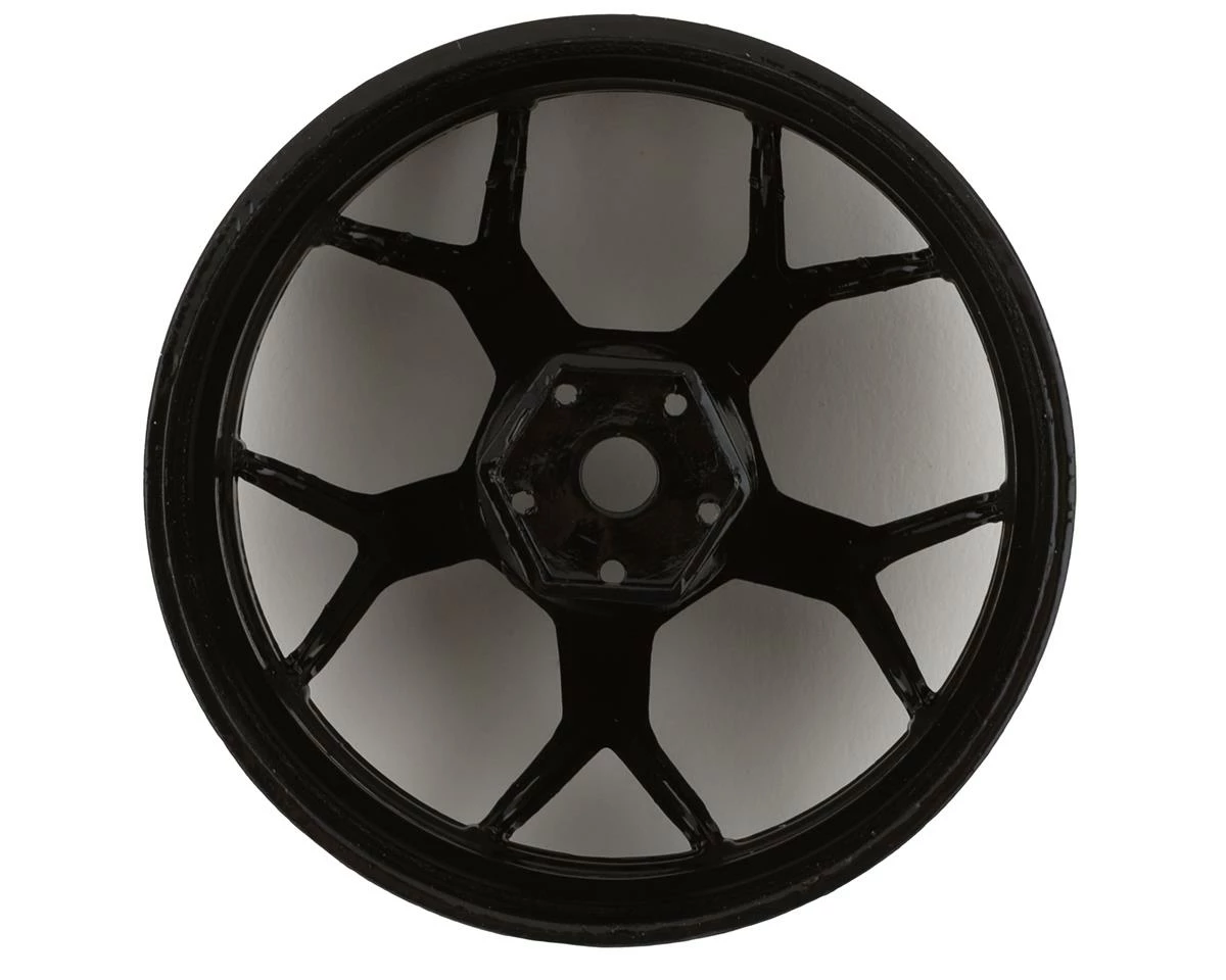 DS Racing Feathery Split Spoke Drift Rim (Black Hi Gloss) (2) (6mm Offset) W/12mm Hex - Image 2