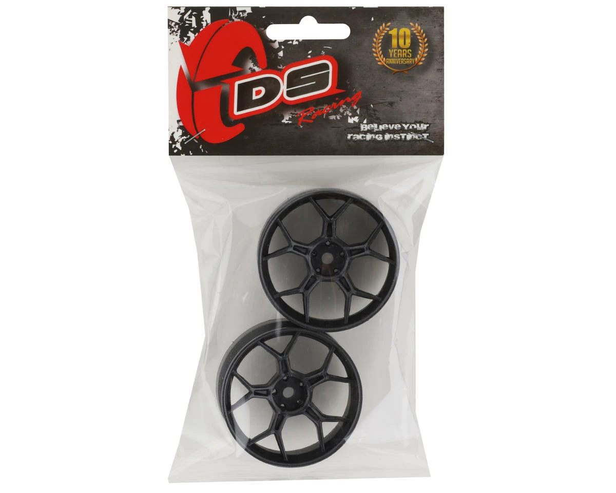 DS Racing Feathery Split Spoke Drift Rim (Gunmetal) (2) (6mm Offset) - Image 3