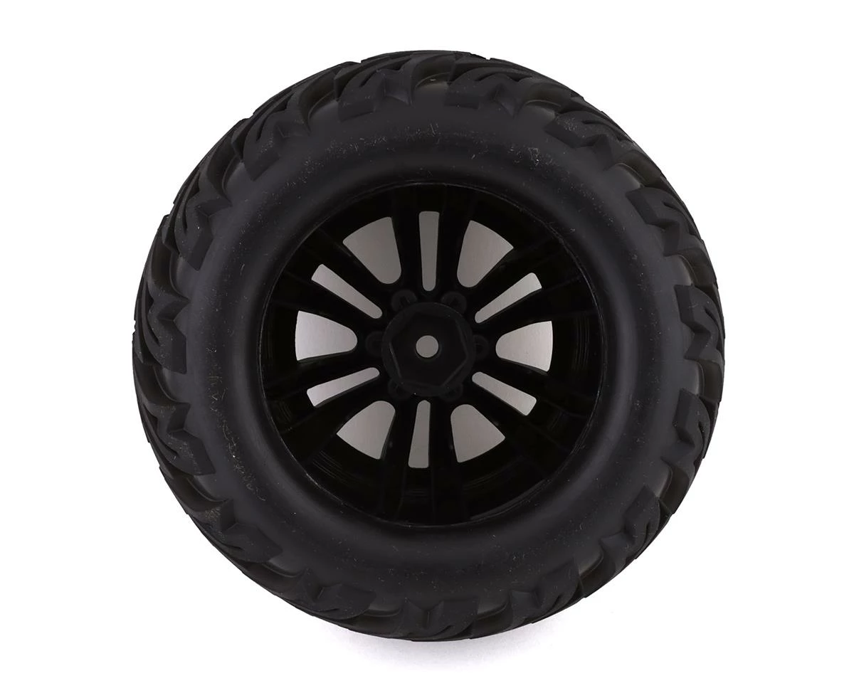 Duratrax SpeedTreads Vindicator Pre-Mounted 2.2" Stadium Truck Tires (Black) (2) - Image 2