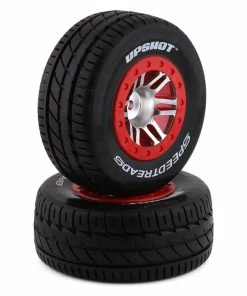 Duratrax SpeedTreads Upshot Pre-Mounted Short Course Tires (2) (Slash 4X4/Rustler 4X4)