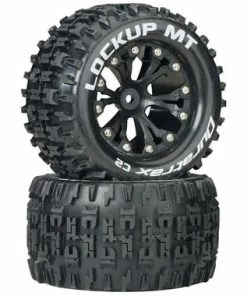 Duratrax Lockup MT 2.8" 2WD Rear Mounted Truck Tires (Black) (2) W/12mm Hex