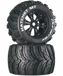 Duratrax Hatchet MT 3.8" Mounted Tires, Black (2)
