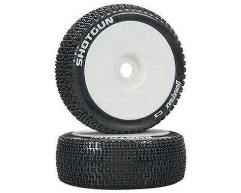 Duratrax Pre- Mounted Shotgun 1/8 Buggy Tire (2) (C3 - Super Soft)