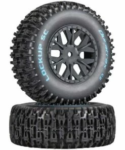 Duratrax Lockup SC Tire C2 Mounted: SC10 4x4 (2)