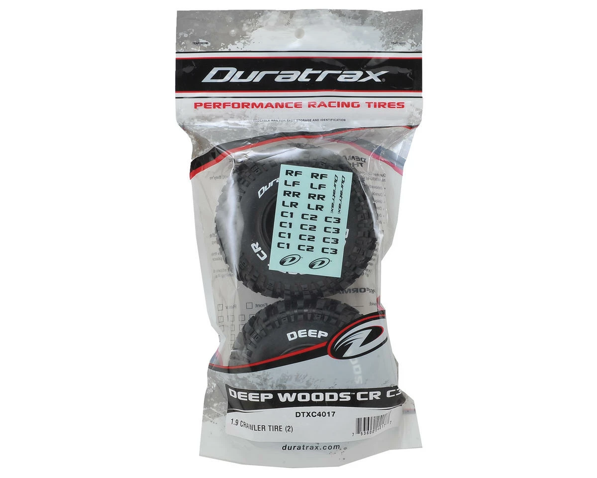 Duratrax Deep Woods CR 1.9" Crawler Tires (2) (C3 - Super Soft) - Image 2