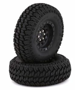 Duratrax Class 1 Scaler CR Pre-Mounted 1.9" Tires (Black) (2) (C3) W/12mm Hex