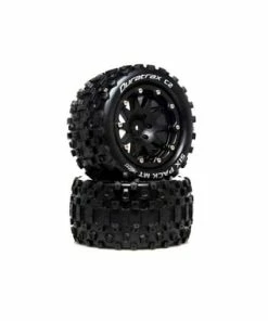 Duratrax Six Pack MT Belted 2.8" 2WD Rear Truck Tires (Black) (2) (0 Offset)