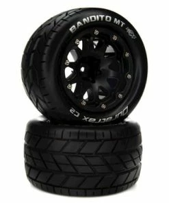 Duratrax Bandito MT Belted 2.8" On-Road Truck Tires W/14mm Hex (Black) (2)