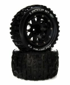 Duratrax Lockup MT Belted 2.8" 2WD Monster Truck Tires W/14mm Hex (Black) (2)