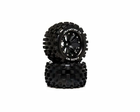 Duratrax Faze MT 2.8" 2WD Front/Rear Truck Tires (Black) (2) (0 Offset)