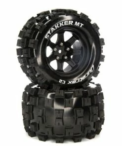 Duratrax Stakker MT 2.8" 2WD Front/Rear Truck Tires W/14mm Hex (Black) (2)