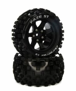 Duratrax Faze ST 2.8" 2WD Front/Rear Truck Tires W/14mm Hex (Black) (2)