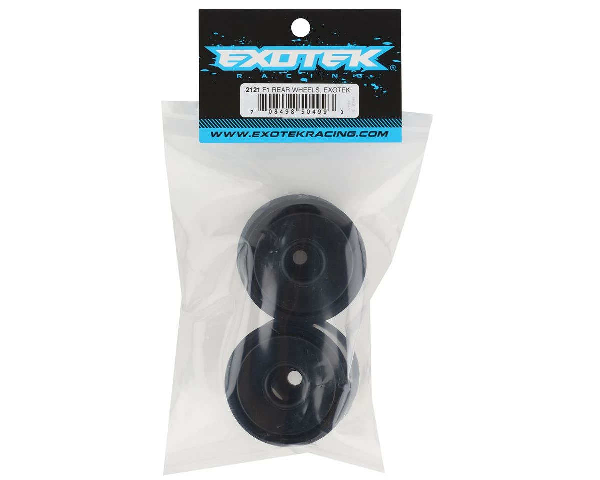 F1 Rear Disk Wheels (Black) (2) (Exotek F1 Tires Only) - Image 3