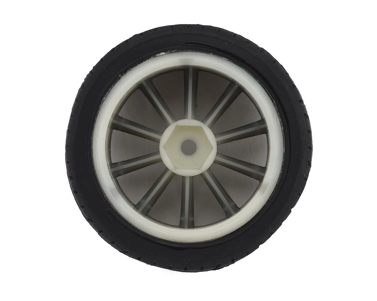 Firebrand RC Switchblade RT6 Pre-Mounted On-Road Tires (4) (Smoke Chrome) W/Daggers Tires, 12mm Hex & 6mm Offset - Image 2