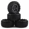 Firebrand RC Terrafire MTX Pre-Mounted Off Road Tires (4) (Black) W/12mm Hex