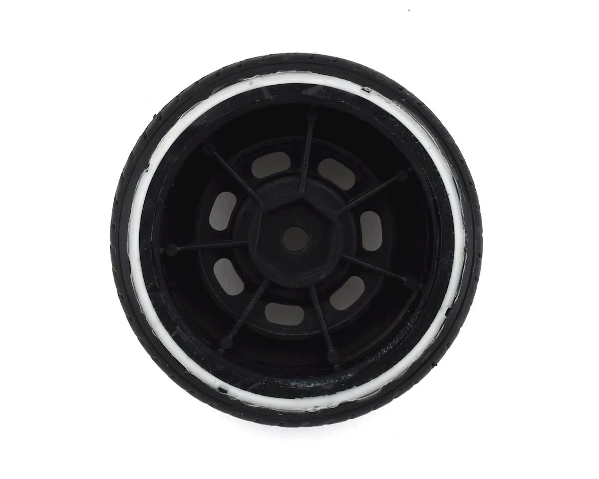 Firebrand RC Promag 15-D2T Pre-Mounted Drift Tires (4) (Silver) W/D2T Tires, 12mm Hex & 6mm Offset - Image 2