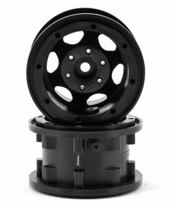 GMade GT Air System 2.2" Beadlock Rock Crawler Wheels (2) (Black)