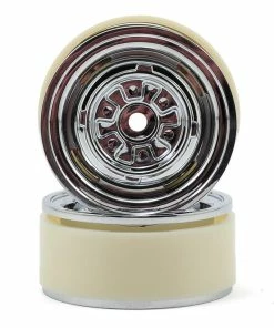GMade VR01 1.9" Beadlock Rock Crawler Wheels (2) (Chrome)