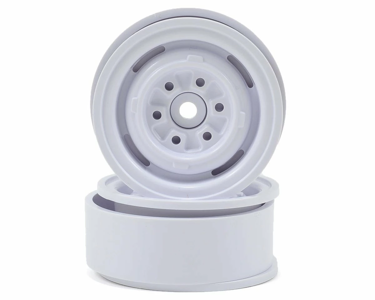 GMade VR01 1.9" Beadlock Rock Crawler Wheels (2) (White)