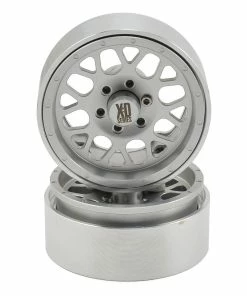 Incision KMC 1.9" XD820 Grenade Aluminum Beadlock Wheels (2) (Clear)