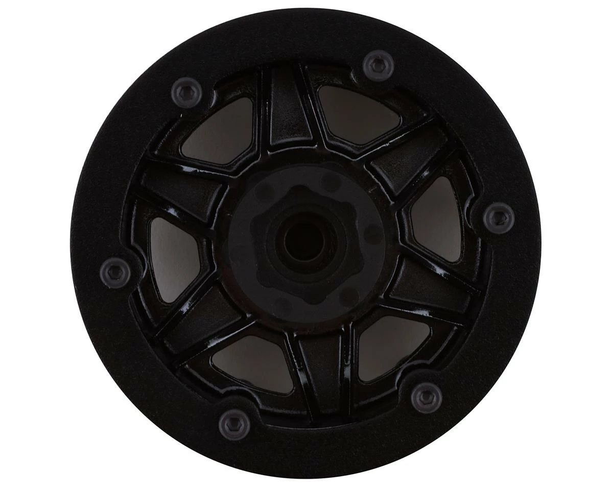 Incision KMC KM233 1.9" Plastic Beadlock Wheels (Black Chrome) (2) - Image 2